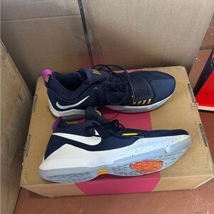 Nike Dark Blue and White Sneakers